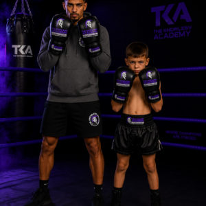 TKA Boxing Gloves – Black/Purple